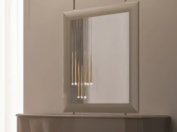 ARES GOLD - Rectangular framed wall-mounted mirror by CASA +39 - view 2
